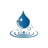 acqua far cadere icona per App o sito web vettore