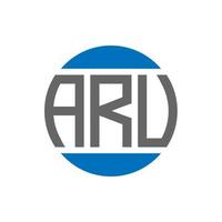 ARV lettera logo design su bianca sfondo. ARV creativo iniziali cerchio logo concetto. ARV lettera design. vettore