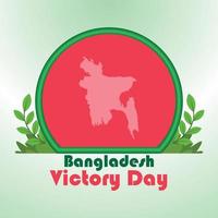 bangladesh indipendente e vittoria giorno manifesto design vettore