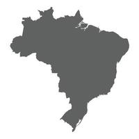 mappa del brasile vettore