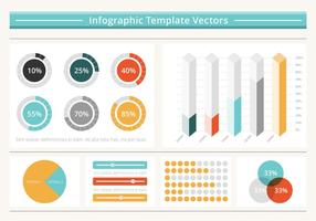 Elementi vettoriali infografica piatta gratis