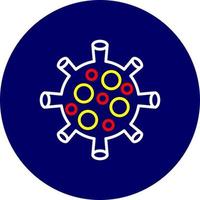 coronavirus creativo icona design vettore