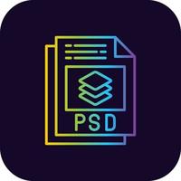 PSD file creativo icona design vettore