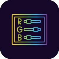 rgb creativo icona design vettore