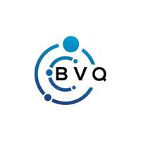 bvq lettera logo design su bianca sfondo. bvq creativo iniziali lettera logo concetto. bvq lettera design. vettore