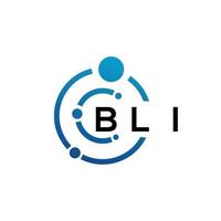 bl lettera logo design su bianca sfondo. bl creativo iniziali lettera logo concetto. bl lettera design. vettore