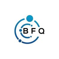bfq lettera logo design su bianca sfondo. bfq creativo iniziali lettera logo concetto. bfq lettera design. vettore