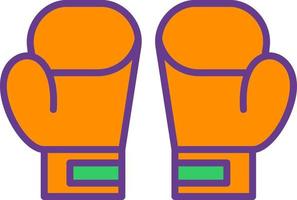 boxe guanti creativo icona design vettore