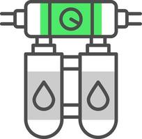 acqua filtro creativo icona design vettore