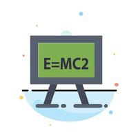 chimica formula scienza scienza formula astratto piatto colore icona modello vettore