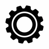 Ingranaggio icona vettore design per logo