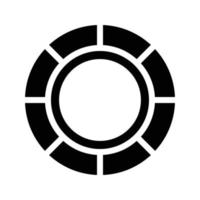 illustrazione vettoriale del cerchio su uno sfondo. simboli di qualità premium. icone vettoriali per il concetto e la progettazione grafica.