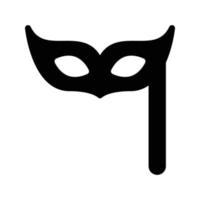 illustrazione vettoriale di maschera di carnevale su uno sfondo. simboli di qualità premium. icone vettoriali per il concetto e la progettazione grafica.