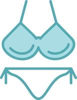 bikini vettore icona