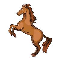 cavallo In piedi illustrazione vettore