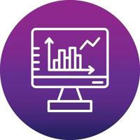 statistica vettore icona