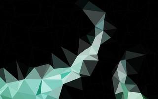 layout low poly di vettore verde chiaro.