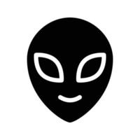 illustrazione vettoriale aliena su uno sfondo. simboli di qualità premium. icone vettoriali per il concetto e la progettazione grafica.