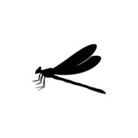 libellula logo icona design vettore