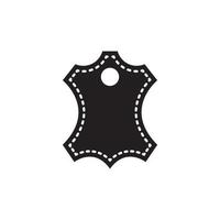 pelle logo icona design vettore