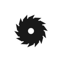 la lavorazione del legno Ingranaggio logo icona design vettore