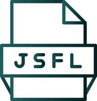 jsfl file formato icona vettore