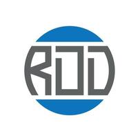 rdd lettera logo design su bianca sfondo. rdd creativo iniziali cerchio logo concetto. rdd lettera design. vettore
