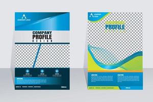 moderno attività commerciale opuscolo disposizione davanti copertina o flayer modello, disposizione, opuscolo, modello, scorticatore, rivista, copertina design per annuale rapporto, può uso per attività commerciale vettore