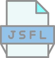 jsfl file formato icona vettore