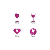 vino logo design modello. vettore illustrazione