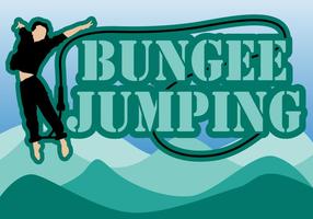 Bungee jumping vettore