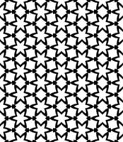 nero e bianca senza soluzione di continuità astratto modello. sfondo e sfondo. in scala di grigi ornamentale design. vettore