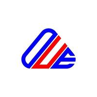 oue lettera logo creativo design con vettore grafico, oue semplice e moderno logo.