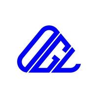 ogl lettera logo creativo design con vettore grafico, ogl semplice e moderno logo.