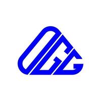 ogg lettera logo creativo design con vettore grafico, ogg semplice e moderno logo.