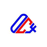 ocx lettera logo creativo design con vettore grafico, ocx semplice e moderno logo.