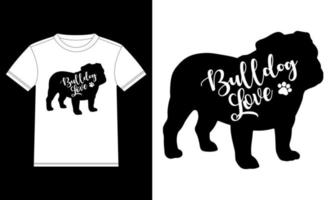 vita è bulldog i regali maglietta design modello, auto finestra etichetta, baccello, coperchio, isolato nero sfondo vettore