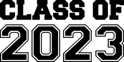 classe di 2023 auto finestra etichetta, baccello, coperchio, isolato nero sfondo vettore