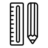 riparazione stoffa utensili icona, schema stile vettore