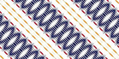 ikat design batik tessile senza soluzione di continuità modello digitale vettore design per Stampa saree Kurti Borneo tessuto confine spazzola simboli campioni festa indossare