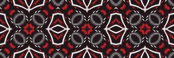 batik tessile etnico ikat triangolo senza soluzione di continuità modello digitale vettore design per Stampa saree Kurti Borneo tessuto confine spazzola simboli campioni festa indossare