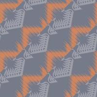 batik tessile motivo ikat vettore senza soluzione di continuità modello digitale vettore design per Stampa saree Kurti Borneo tessuto confine spazzola simboli campioni festa indossare