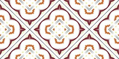 ikat diamante tribale attraversare senza soluzione di continuità modello. etnico geometrico batik ikkat digitale vettore tessile design per stampe tessuto saree Mughal spazzola simbolo andane struttura Kurti kurtis kurtas