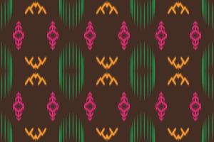 ikat disegni tribale africano senza soluzione di continuità modello. etnico geometrico ikkat batik digitale vettore tessile design per stampe tessuto saree Mughal spazzola simbolo andane struttura Kurti kurtis kurtas