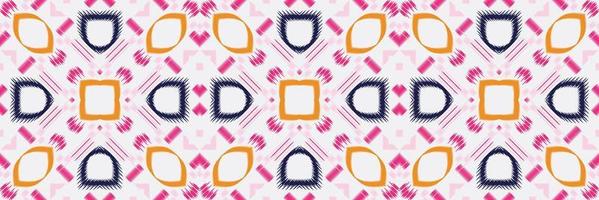 batik tessile etnico ikat strisce senza soluzione di continuità modello digitale vettore design per Stampa saree Kurti Borneo tessuto confine spazzola simboli campioni elegante