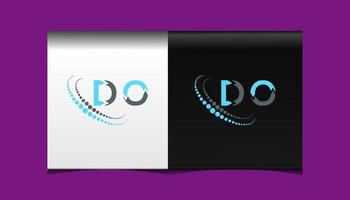 fare lettera logo creativo design. fare unico design. vettore