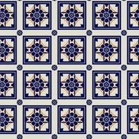 talavera modello. azulejos Portogallo. Turco ornamento. marocchino piastrella mosaico. spagnolo porcellana. ceramica stoviglie, popolare prin design per sfondo, tappeto, sfondo, tessuto, vettore illustrazione.