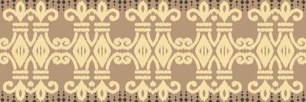 etnico ikat Stampa batik tessile senza soluzione di continuità modello digitale vettore design per Stampa saree Kurti Borneo tessuto confine spazzola simboli campioni progettista