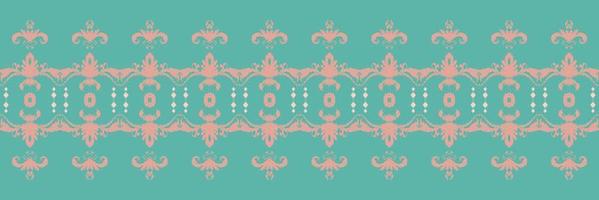 batik tessile ikat azteco senza soluzione di continuità modello digitale vettore design per Stampa saree Kurti Borneo tessuto confine spazzola simboli campioni festa indossare