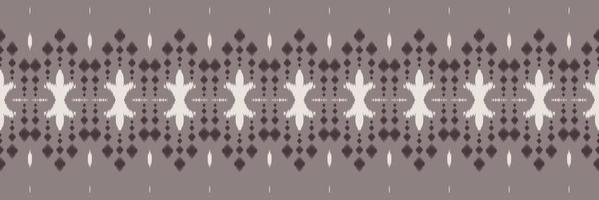 ikat confine tribale azteco senza soluzione di continuità modello. etnico geometrico batik ikkat digitale vettore tessile design per stampe tessuto saree Mughal spazzola simbolo andane struttura Kurti kurtis kurtas